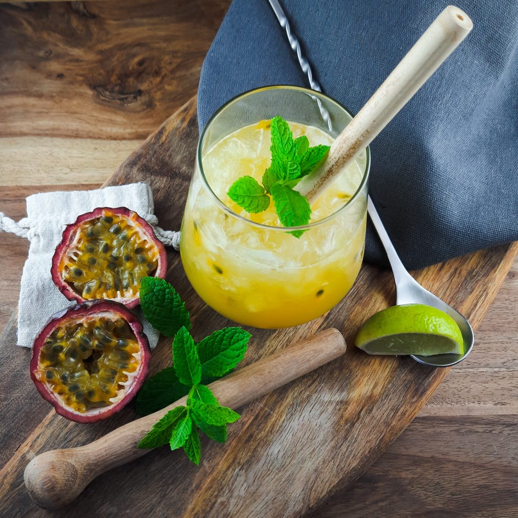 Passionsfrucht Mojito - ein sommerlicher Cocktail