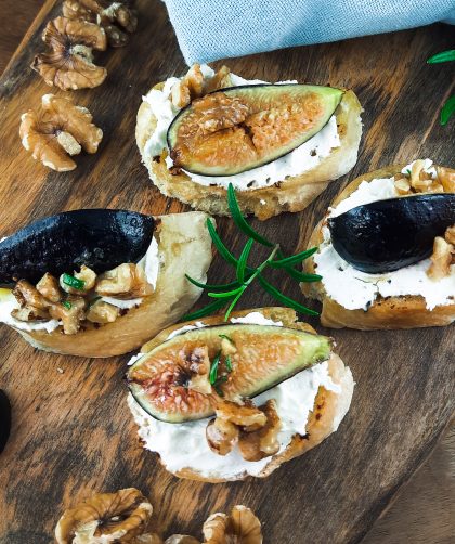 Bruschetta Rezept Ziegenkäse Feige Start