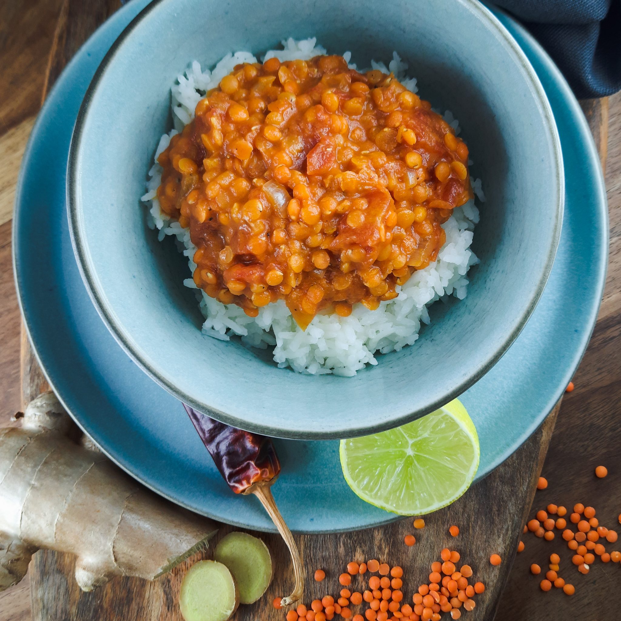 Linsen Curry - mein bestes Rezept für ein indisches Linsen Dal